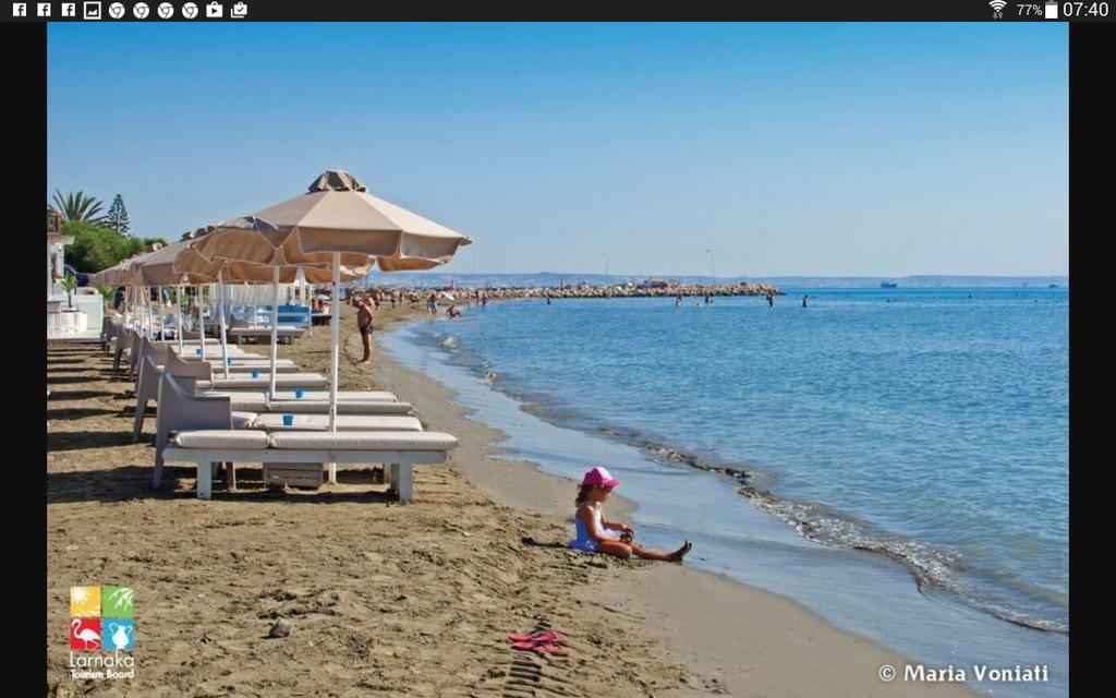 Panikos Beach Apartment I Larnaca Dış mekan fotoğraf